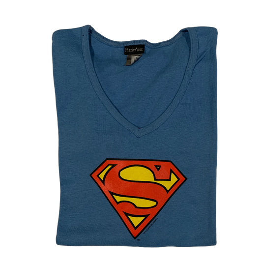 SHIRT : WOMEN'S - DC SUPERMAN LOGO