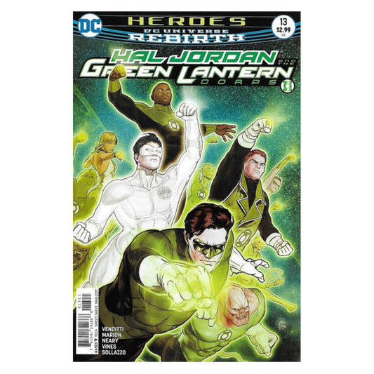 COMIC : HAL JORDAN AND THE GREEN LANTERN CORPS - REBIRTH #13
