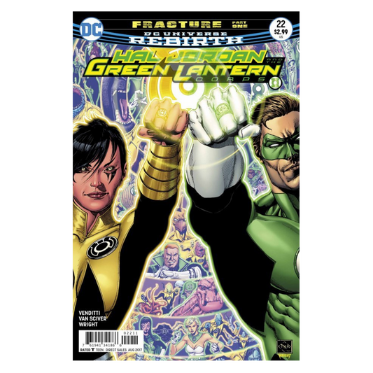 COMIC : HAL JORDAN AND THE GREEN LANTERN CORPS - REBIRTH #22