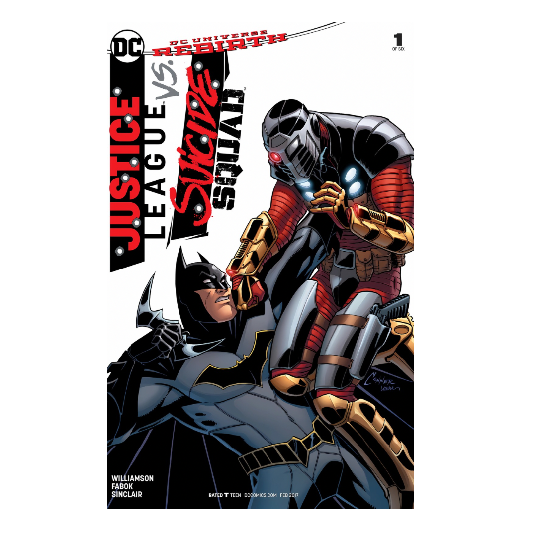 COMIC : JUSTICE LEAGUE VS SUICIDE SQUAD - REBIRTH #1 V2