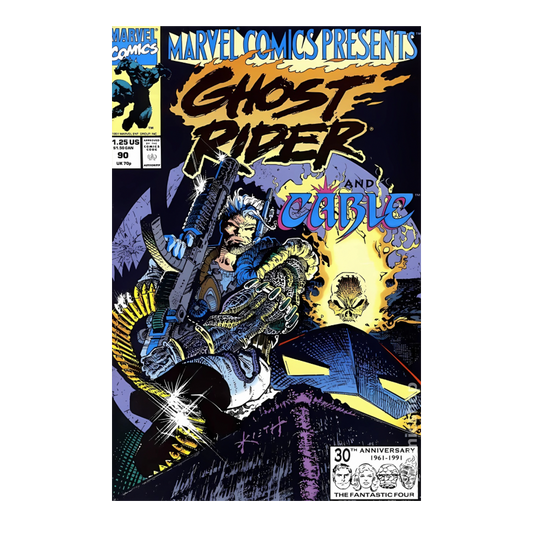 COMIC : MARVEL COMICS PRESENTS GHOST RIDER - #90