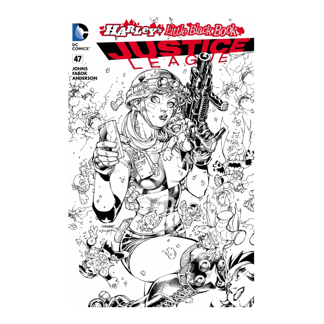 COMIC : JUSTICE LEAGUE - NEW 52 #47 BLK/WHTE VR
