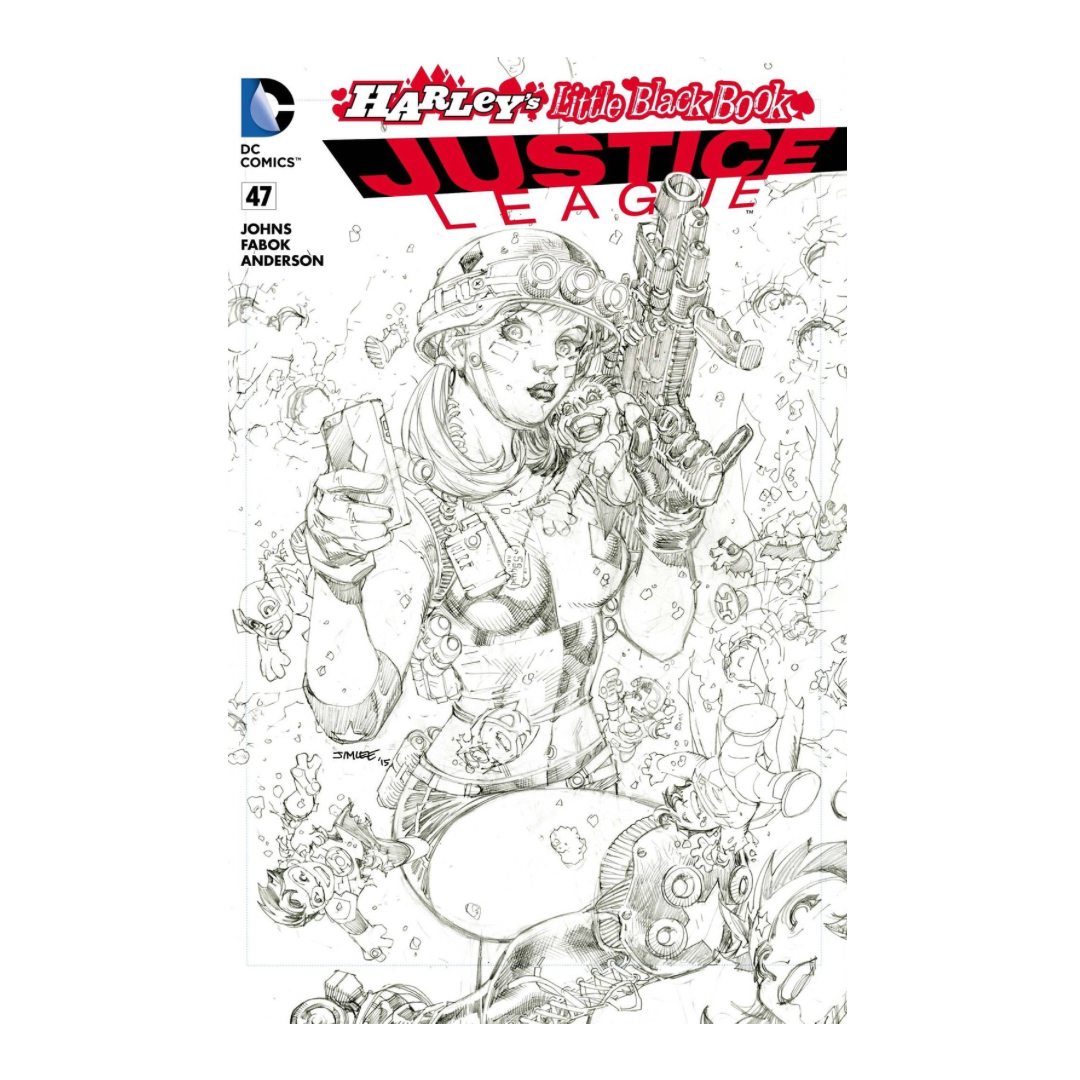 COMIC : JUSTICE LEAGUE - NEW 52 #47 BLK/WHTE VR