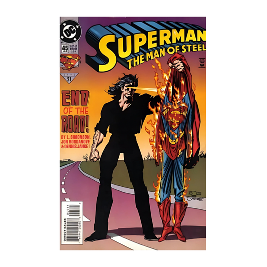 COMIC : SUPERMAN MAN OF STEEL - #45 1991