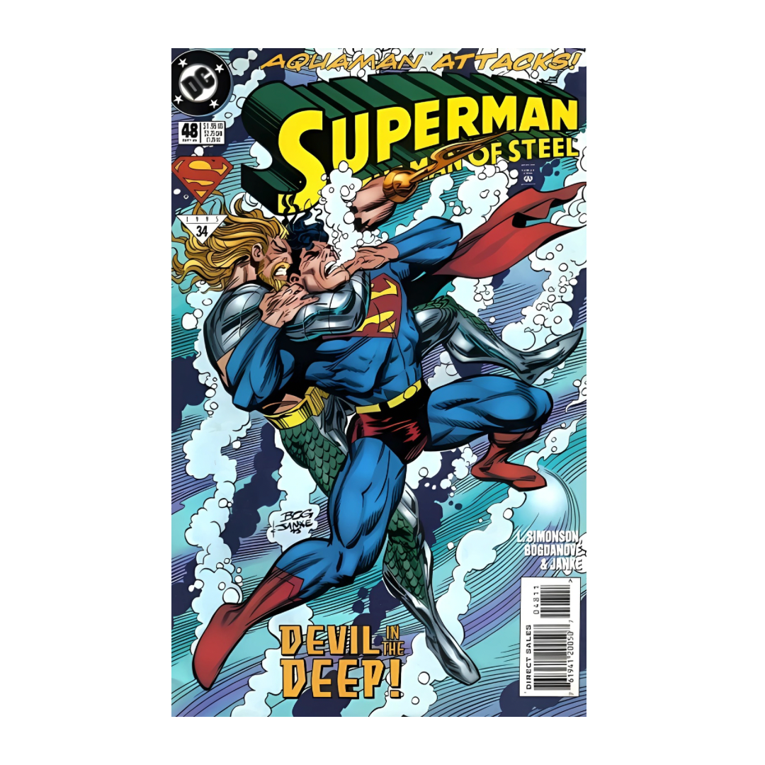 COMIC : SUPERMAN MAN OF STEEL - #48 1991