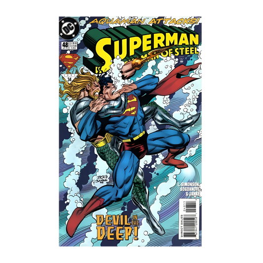 COMIC : SUPERMAN MAN OF STEEL - #48 1991