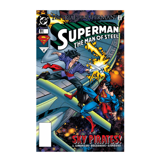COMIC : SUPERMAN MAN OF STEEL - #51 1991