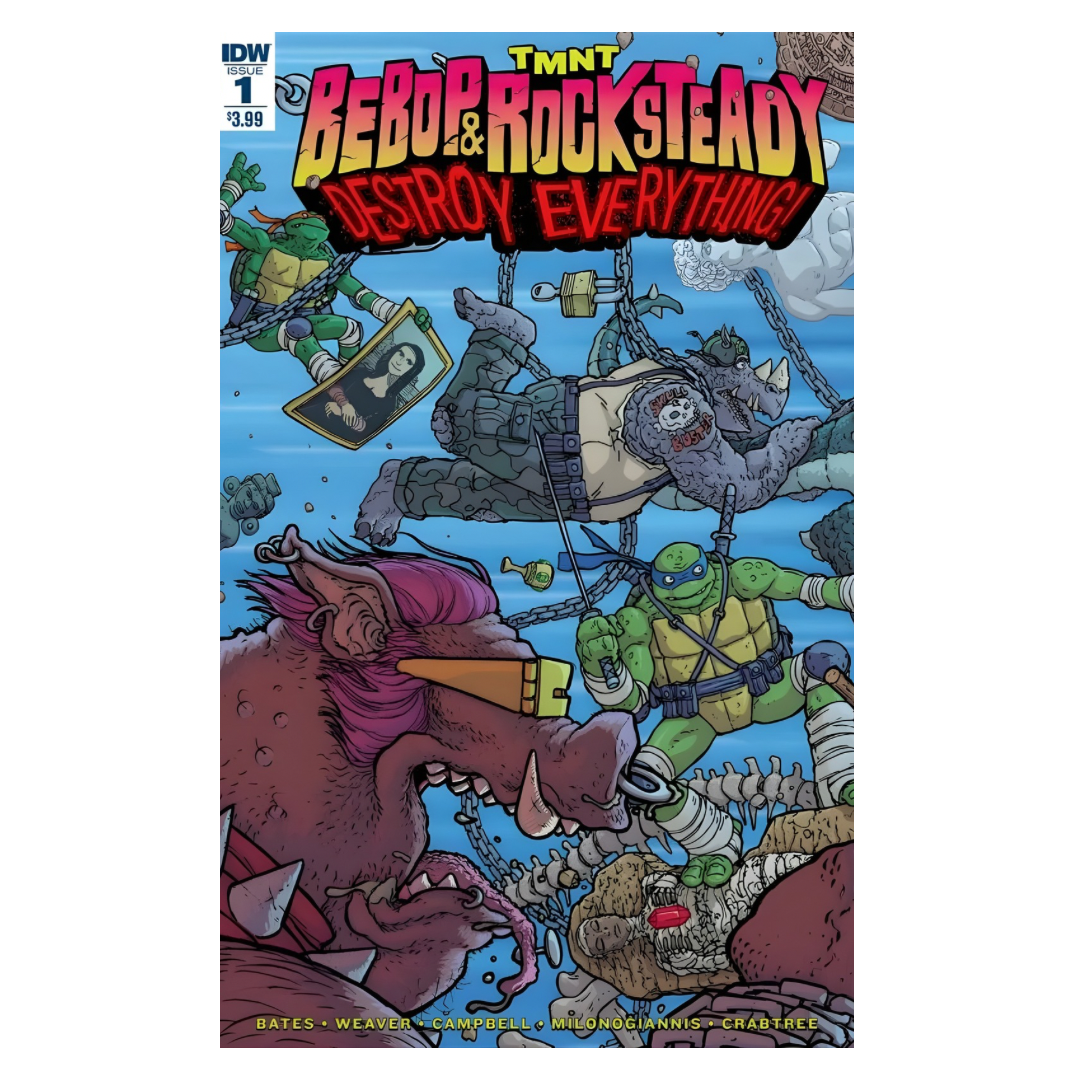 COMIC : TMNT BEPOP & ROCKSTEADY DESTROY EVERYTHING - #1