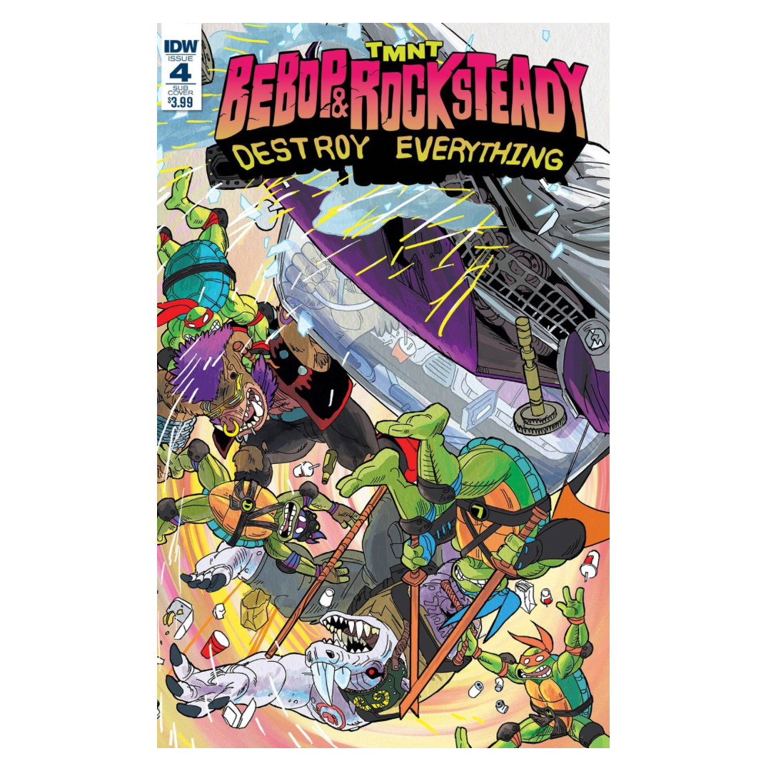 COMIC : TMNT BEPOP & ROCKSTEADY DESTROY EVERYTHING - #4