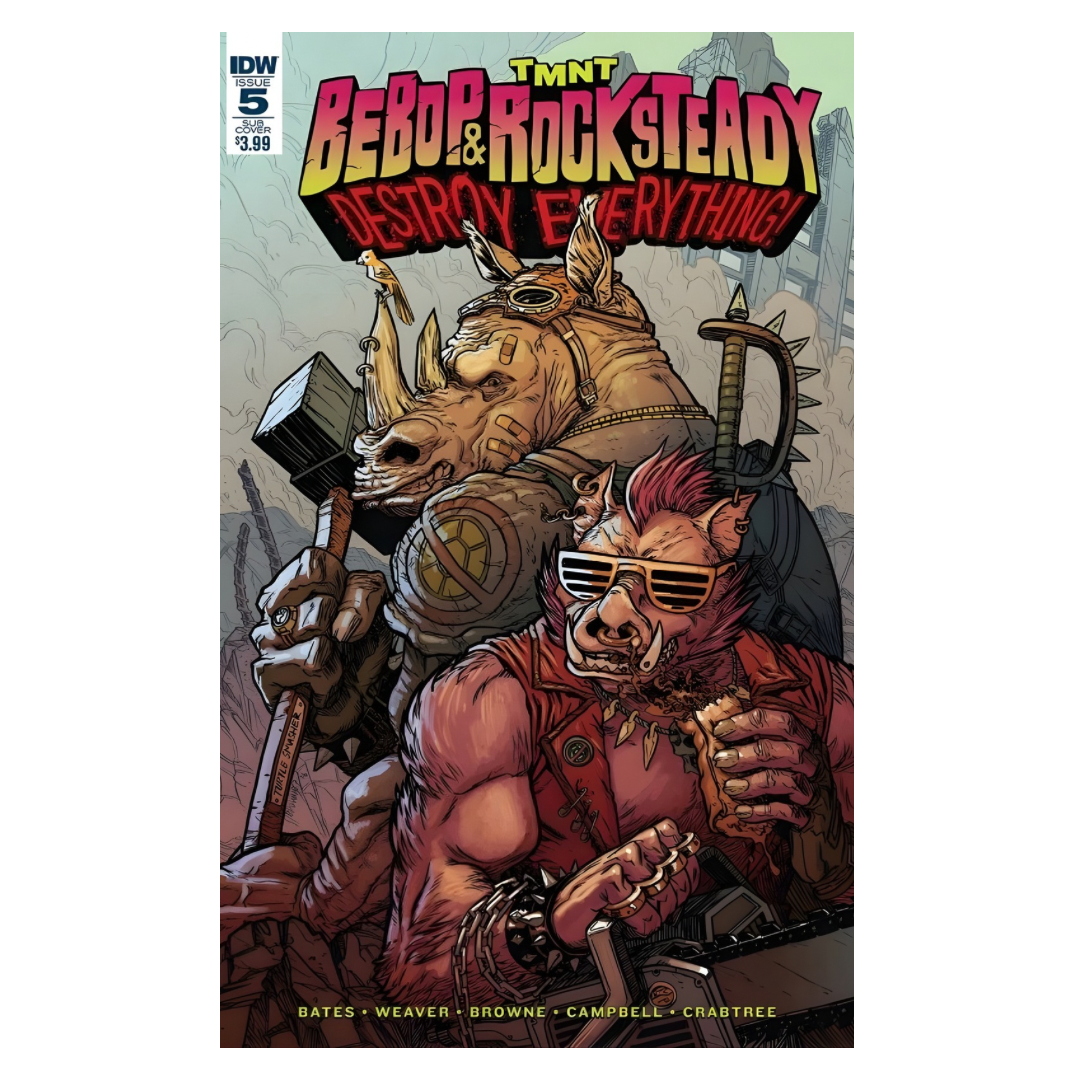 COMIC : TMNT BEPOP & ROCKSTEADY DESTROY EVERYTHING - #5