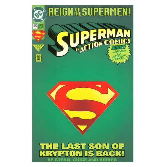 COMIC : SUPERMAN ACTION COMICS - #687