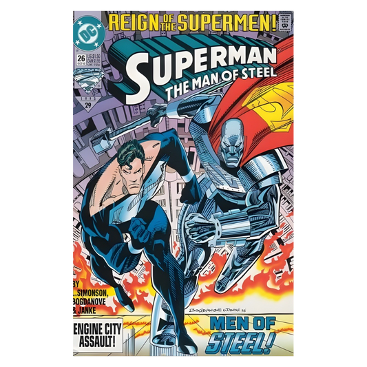 COMIC : SUPERMAN MAN OF STEEL - #26 1991