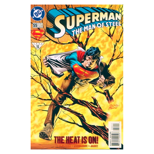 COMIC : SUPERMAN MAN OF STEEL - #55 1991
