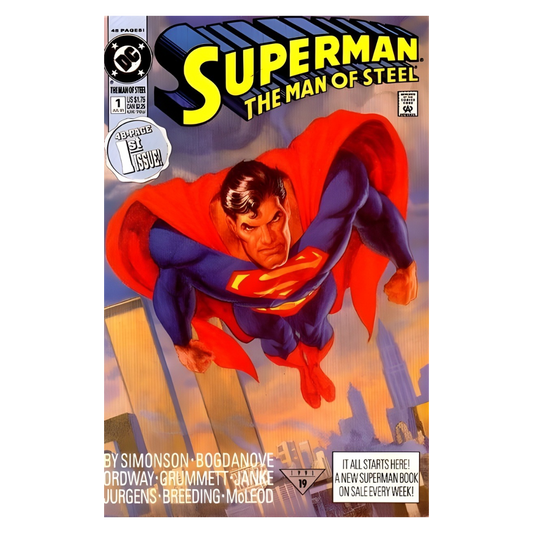 COMIC : SUPERMAN MAN OF STEEL - #1 1991
