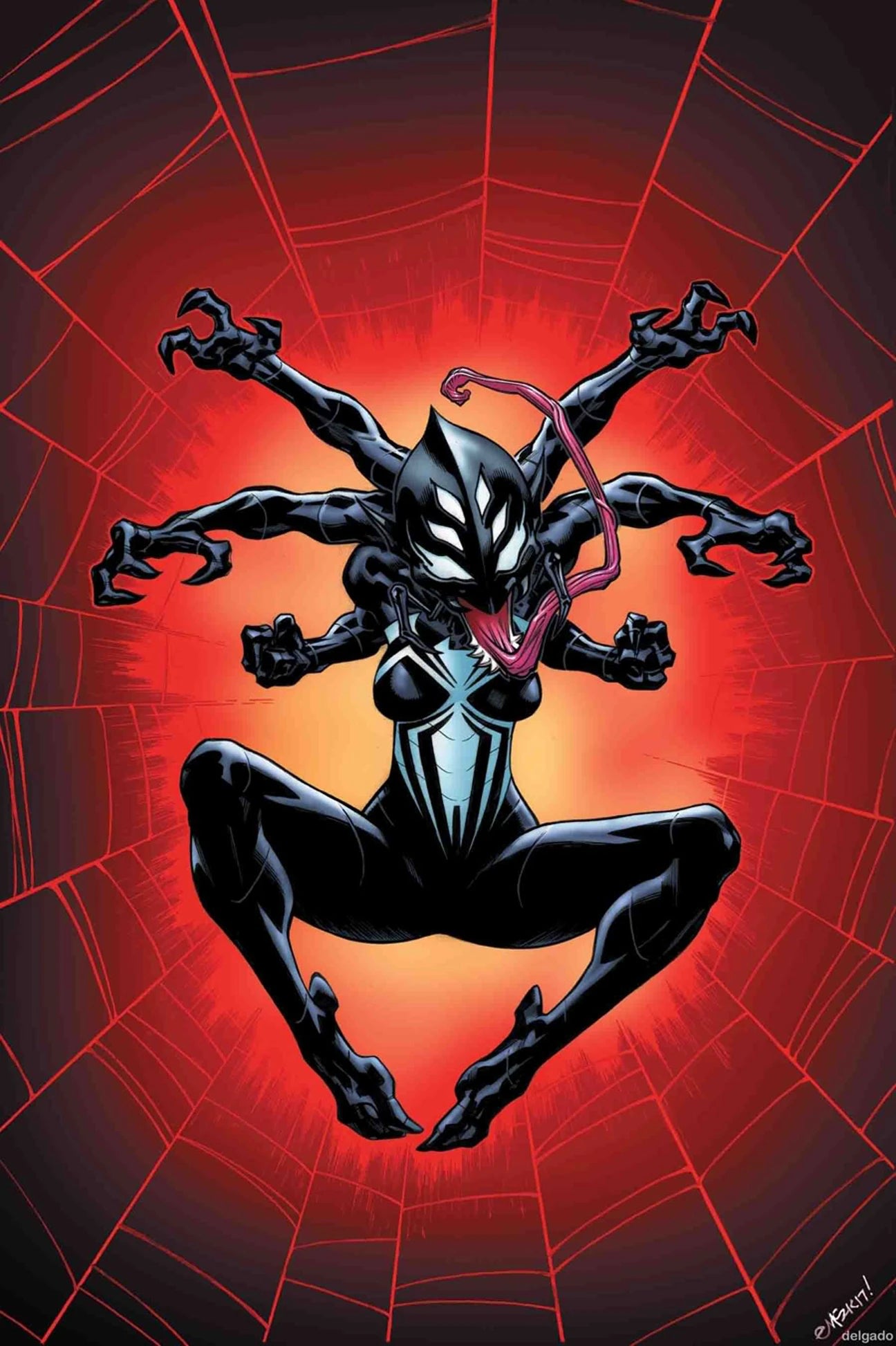 COMIC : SPIDER-MAN/DEADPOOL - 2016 #21 VENOMIZED VAR