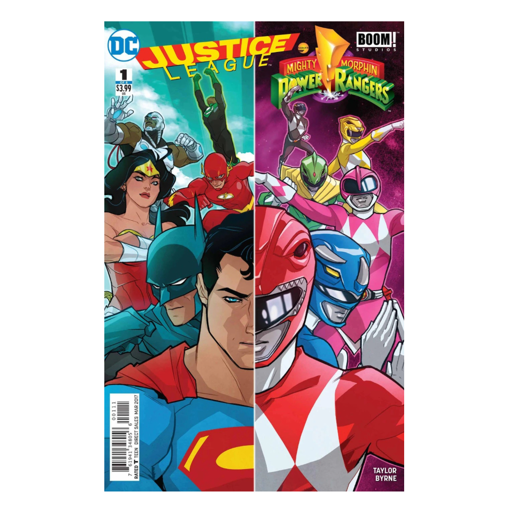 COMIC : JUSTICE LEAGUE / POWER RANGERS - #1