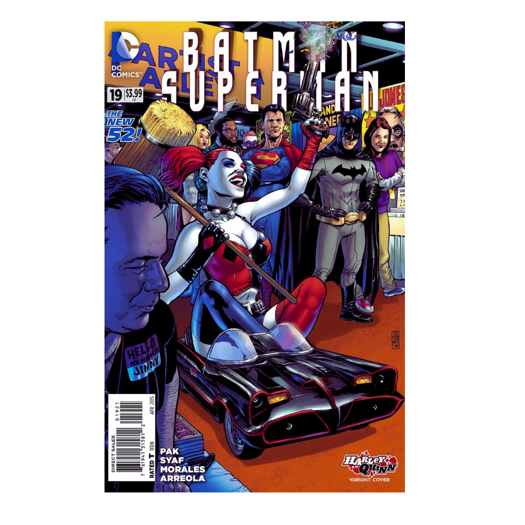 COMIC : BATMAN/SUPERMAN - NEW 52 #19 HARLEY QUINN VR