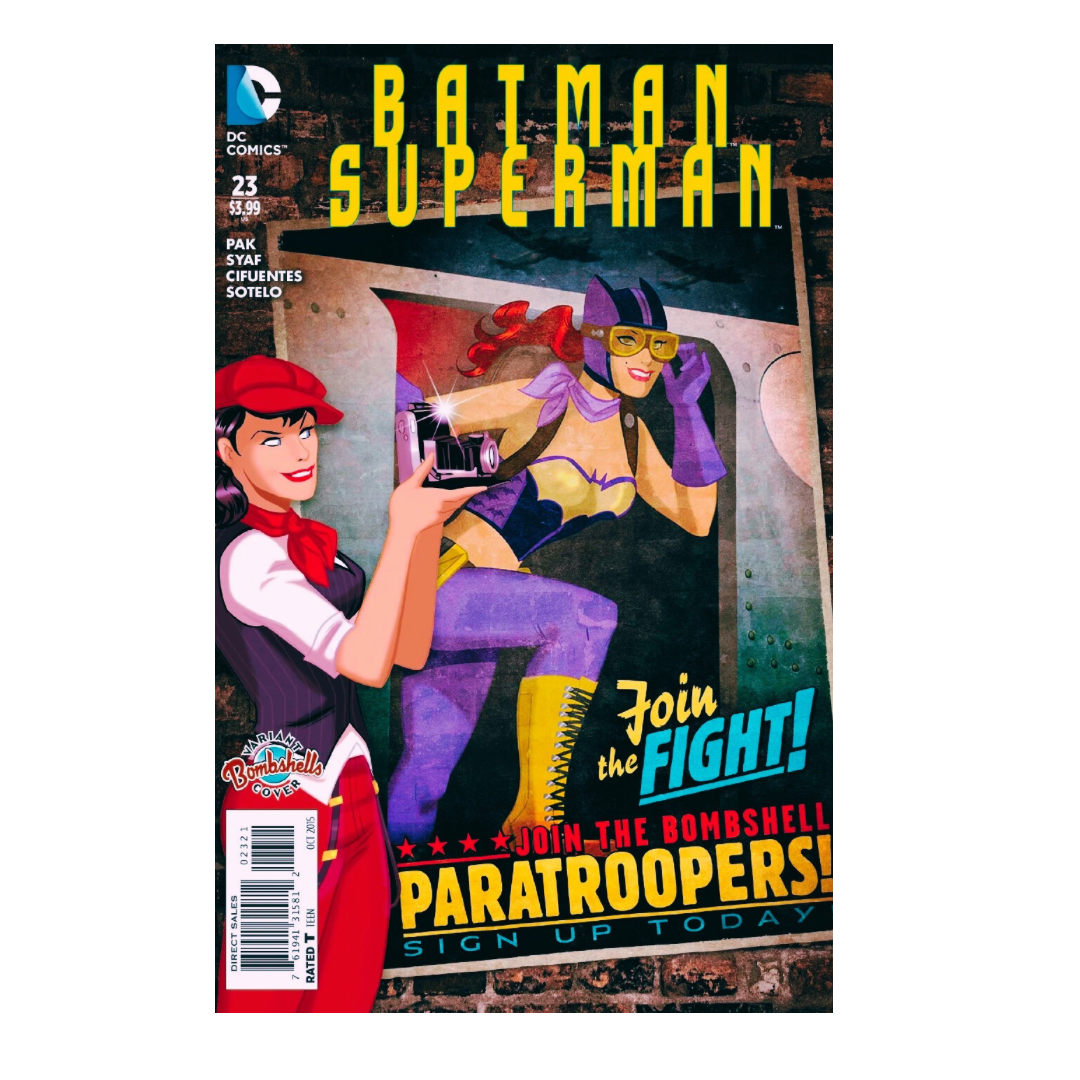 COMIC : BATMAN/SUPERMAN - NEW 52 #23 BOMBSHELLS VR