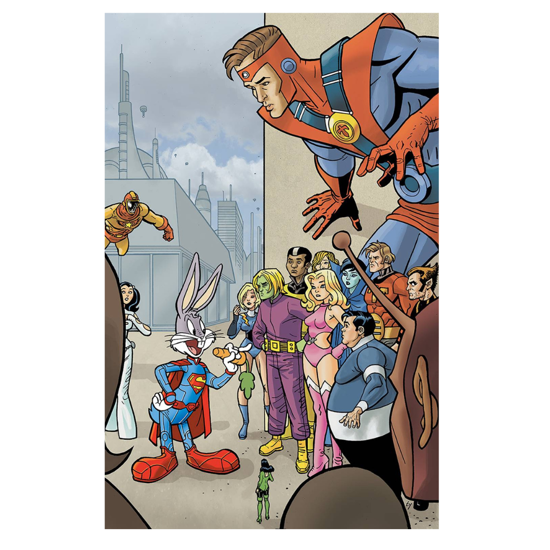 COMIC : LEGION OF SUPERHEROES - BUGS BUNNY #1 LOONEY TUNES VR