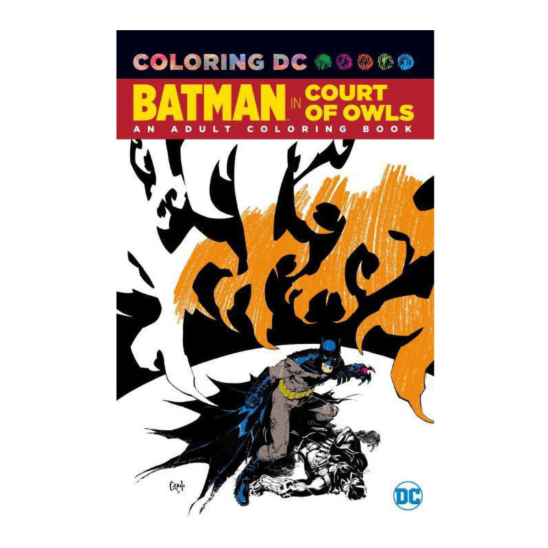 GRAPHIC NOVEL : COLORING BOOK - BATMAN THE COURT OF OWLS