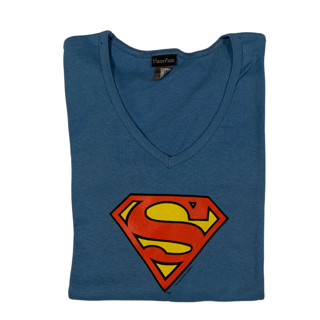 SHIRT : WOMEN'S - DC SUPERMAN LOGO