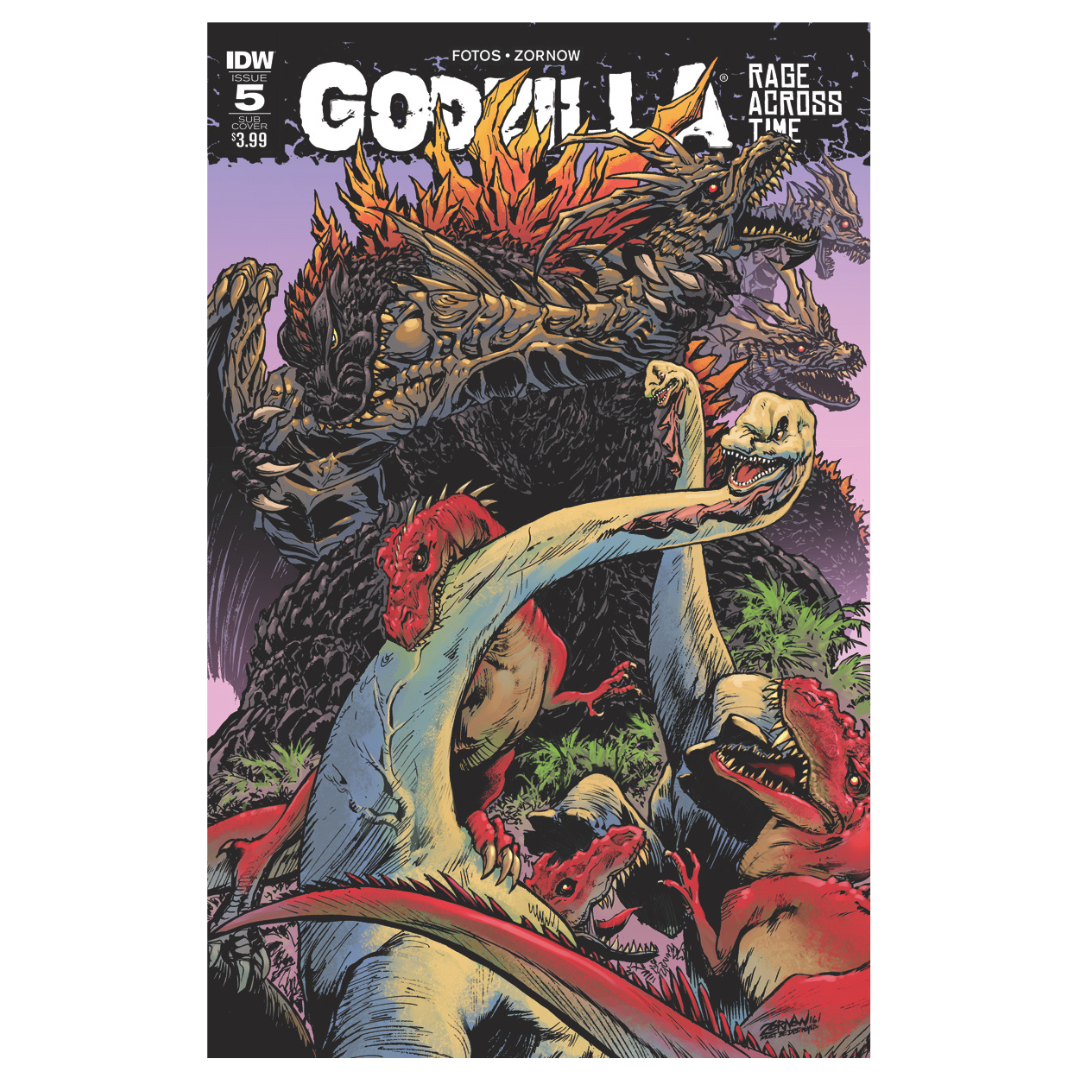 COMIC : GODZILLA RAGE ACROSS TIME - #5 V2