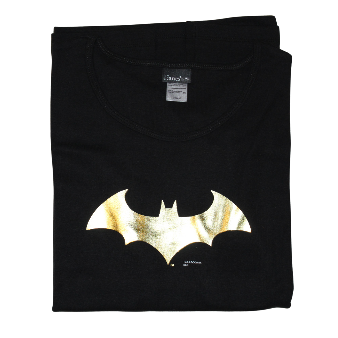 SHIRT : WOMEN'S - DC BATGIRL SYMBOL GOLD