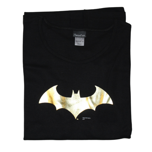 SHIRT : WOMEN'S - DC BATGIRL SYMBOL GOLD