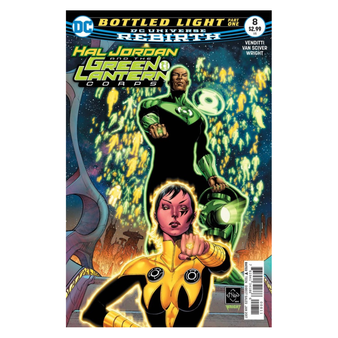 COMIC : HAL JORDAN, AND THE GREEN LANTERN CORPS - REBIRTH #8