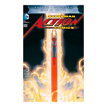 COMIC : SUPERMAN ACTION COMICS - NEW 52 #50 BVS BAGGED