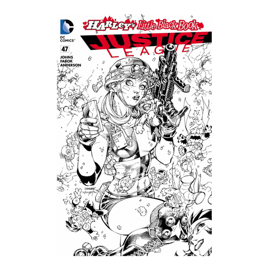 COMIC : JUSTICE LEAGUE - NEW 52 #47 BLK/WHTE VR