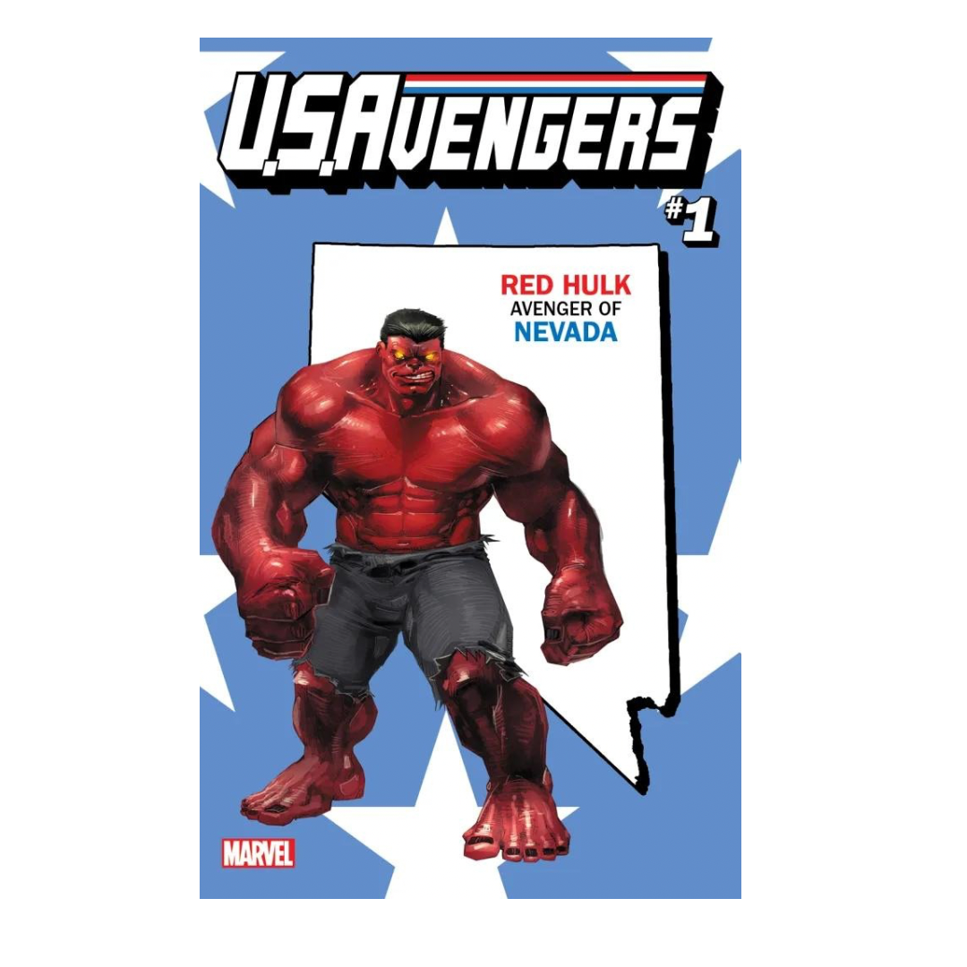 COMIC : US AVENGERS - #1 RED HULK VAR