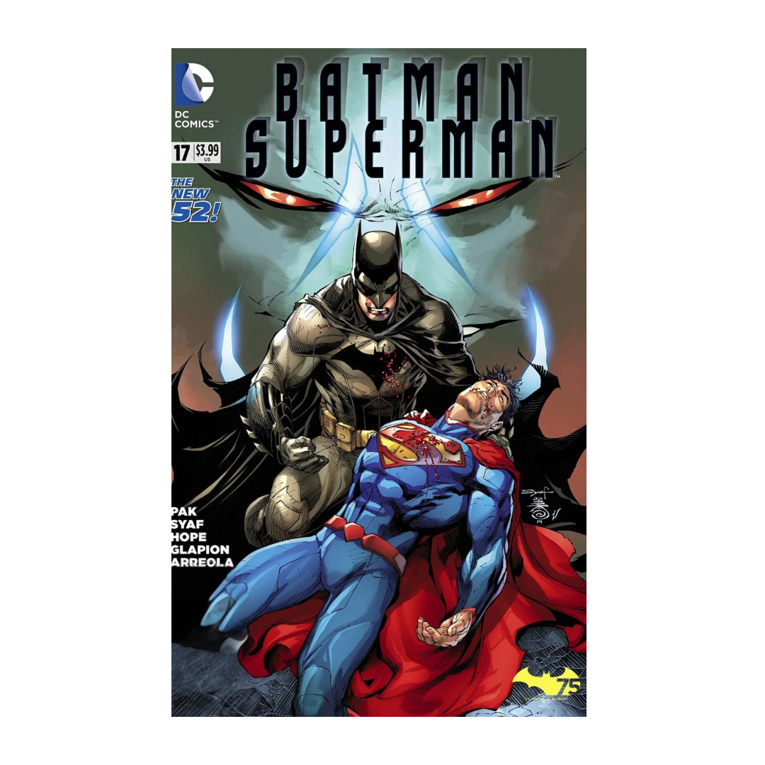 COMIC : BATMAN/SUPERMAN - NEW 52 #17 SIDEWAYS VR