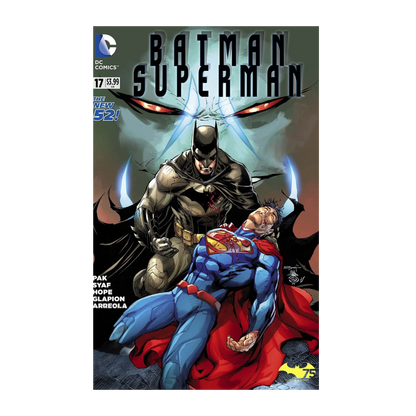 COMIC : BATMAN/SUPERMAN - NEW 52 #17 SIDEWAYS VR