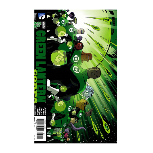 COMIC : GREEN LANTERN CORPS - NEW 52 #37 SIDEWAYS VR