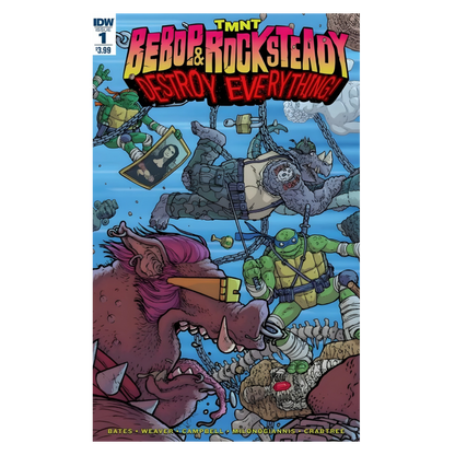 COMIC : TMNT BEPOP & ROCKSTEADY DESTROY EVERYTHING - #1