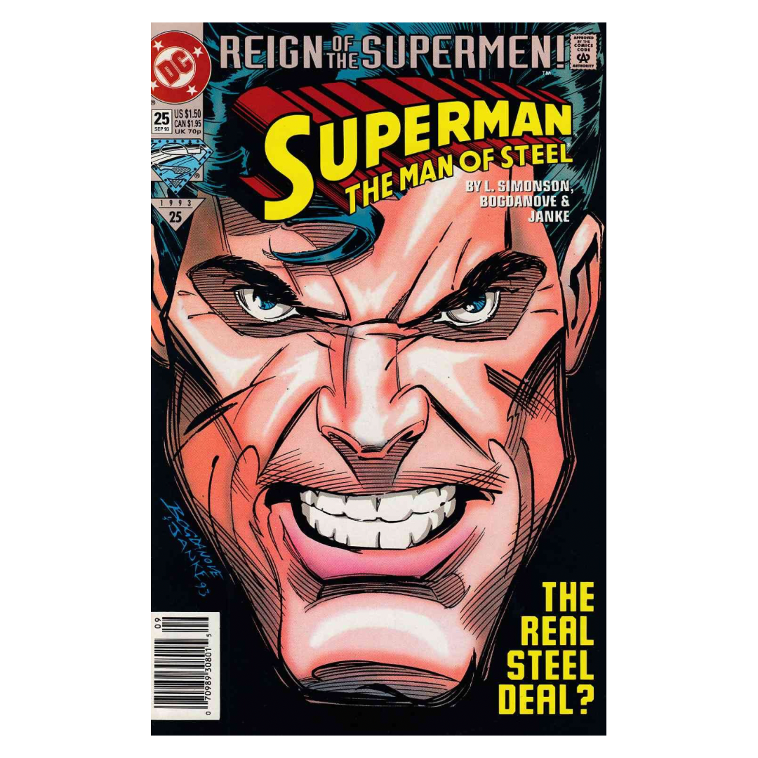 COMIC : SUPERMAN MAN OF STEEL - #25 1991