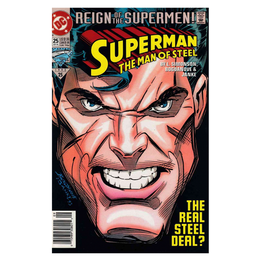 COMIC : SUPERMAN MAN OF STEEL - #25 1991