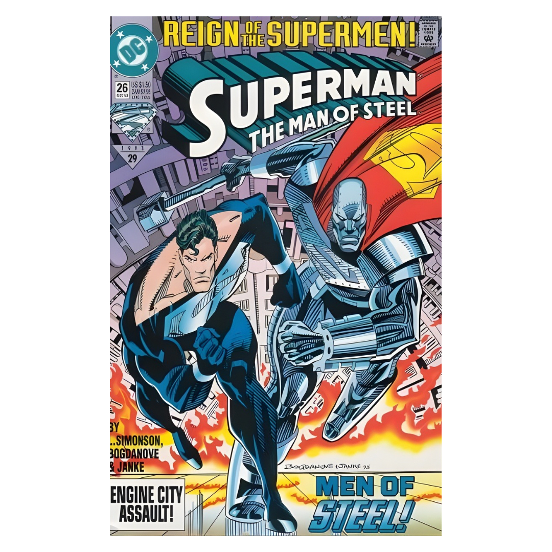 COMIC : SUPERMAN MAN OF STEEL - #26 1991