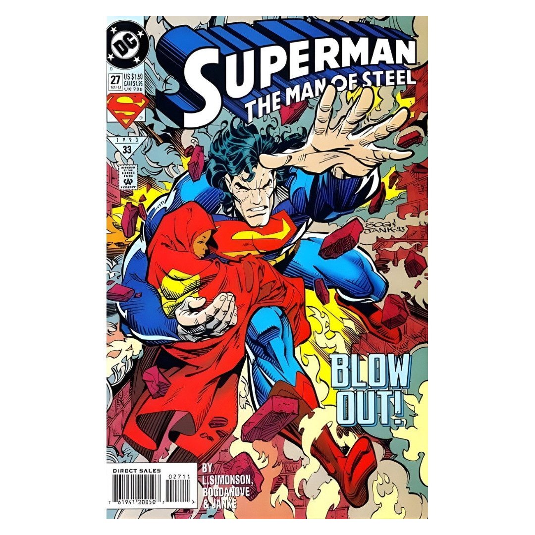 COMIC : SUPERMAN MAN OF STEEL - #27 1991