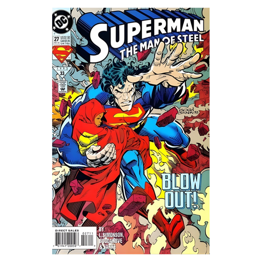 COMIC : SUPERMAN MAN OF STEEL - #27 1991