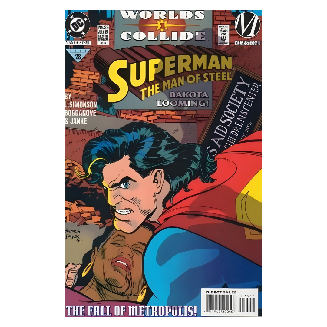 COMIC : SUPERMAN MAN OF STEEL - #35 1991