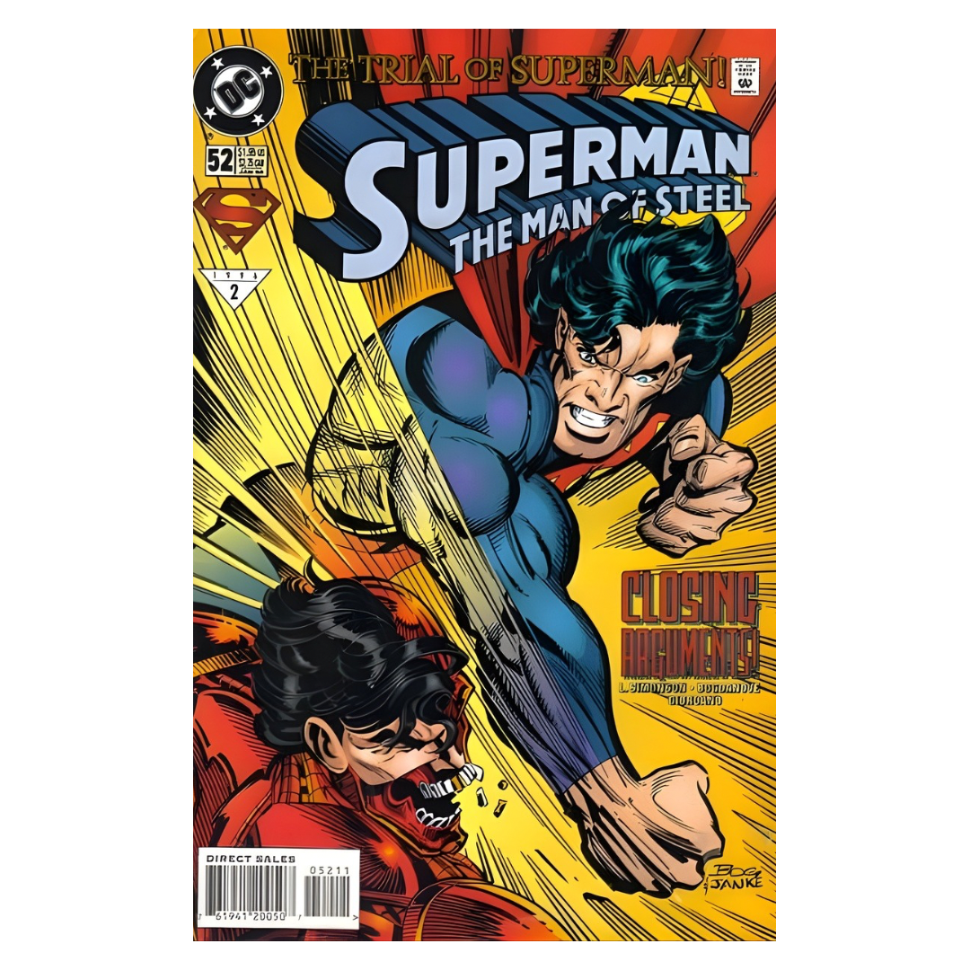 COMIC : SUPERMAN MAN OF STEEL - #52 1991