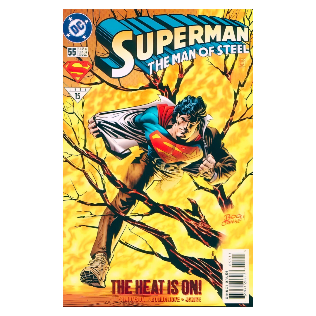COMIC : SUPERMAN MAN OF STEEL - #55 1991