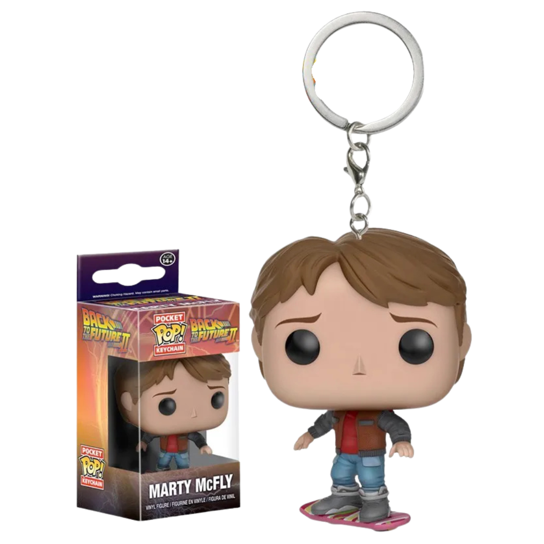 KEYCHAINS : FUNKO POP - MARTY MCFLY B2TF