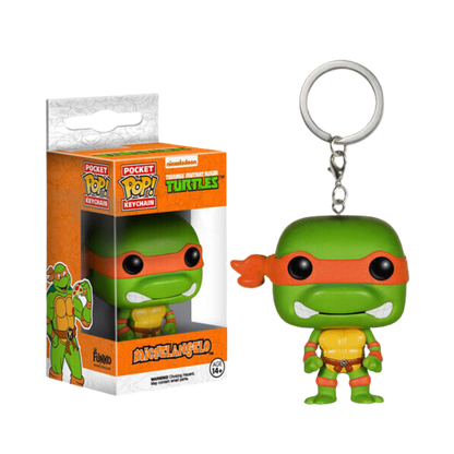 KEYCHAINS : FUNKO POP - MICHELANGELO TMNT