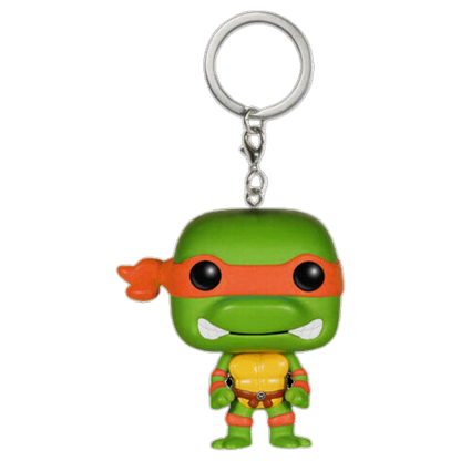 KEYCHAINS : FUNKO POP - MICHELANGELO TMNT