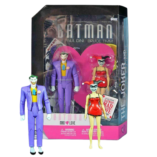 FIGURES: DC COLLECTIBLES - BATMAN MAD LOVE - THE JOKER AND HARLEY QUINN