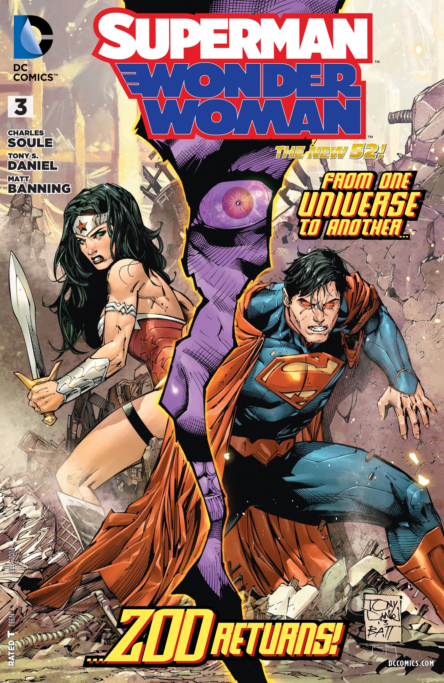 COMIC : SUPERMAN/WONDER WOMAN - NEW 52 #3