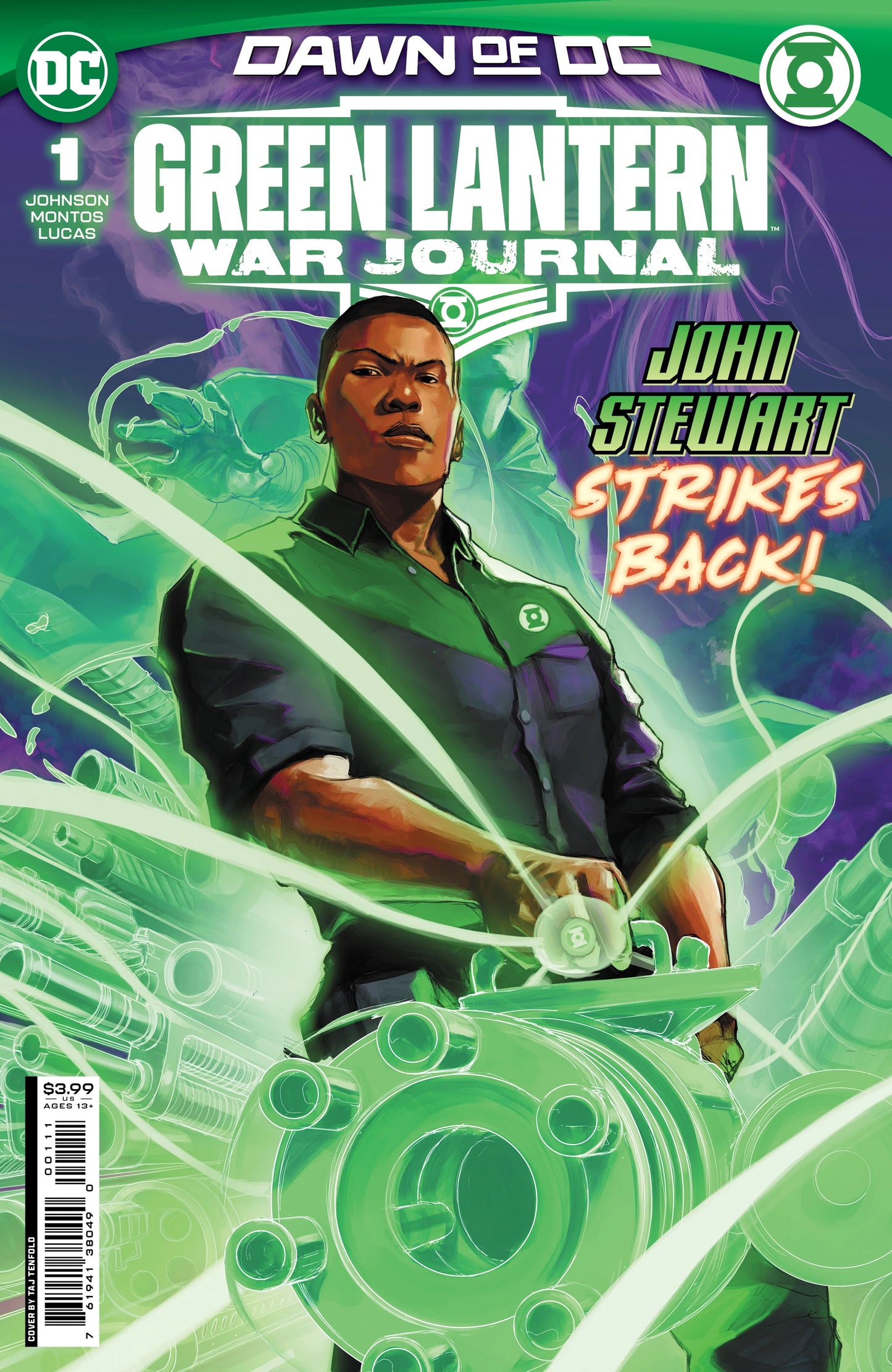 COMIC : GREEN LANTERN WAR JOURNAL - DAWN OF DC #1